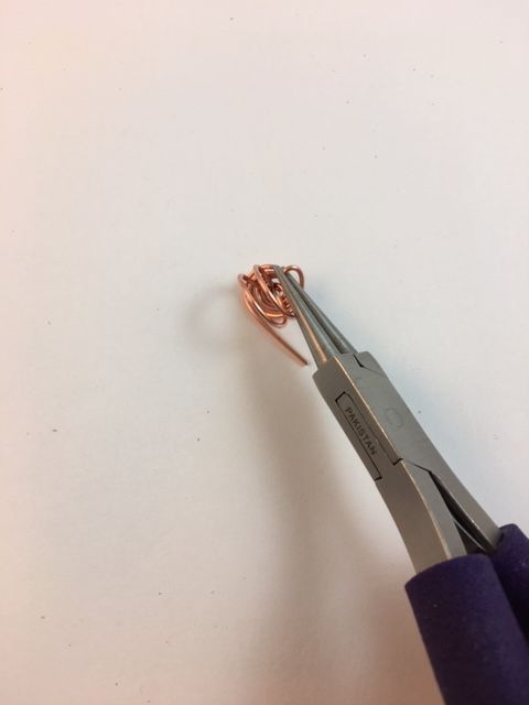 Karen Meador, Ph.D.'s Wire Roses Bracelet - , Contemporary Wire Jewelry, Coiling, Coiling Wire, Wire Coiling, Remove the link